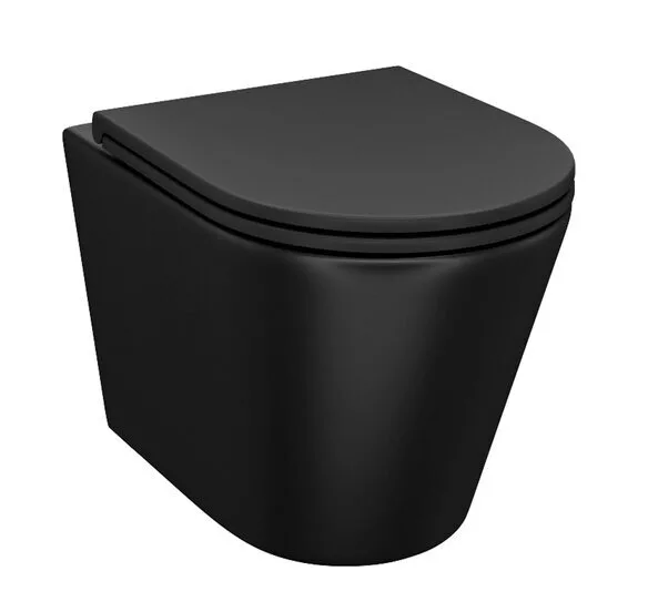 картинка Унитаз подвесной Iddis Calipso CALR3BMi25 черный 