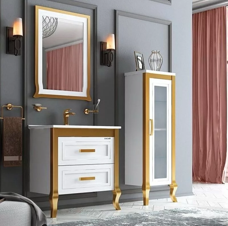 фото Шкаф-пенал Creavit Karen KN2160.01.BA 