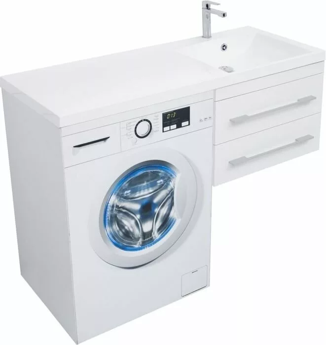 фото Тумба с раковиной Aquanet Нота 120 R белый арт. 00240161 