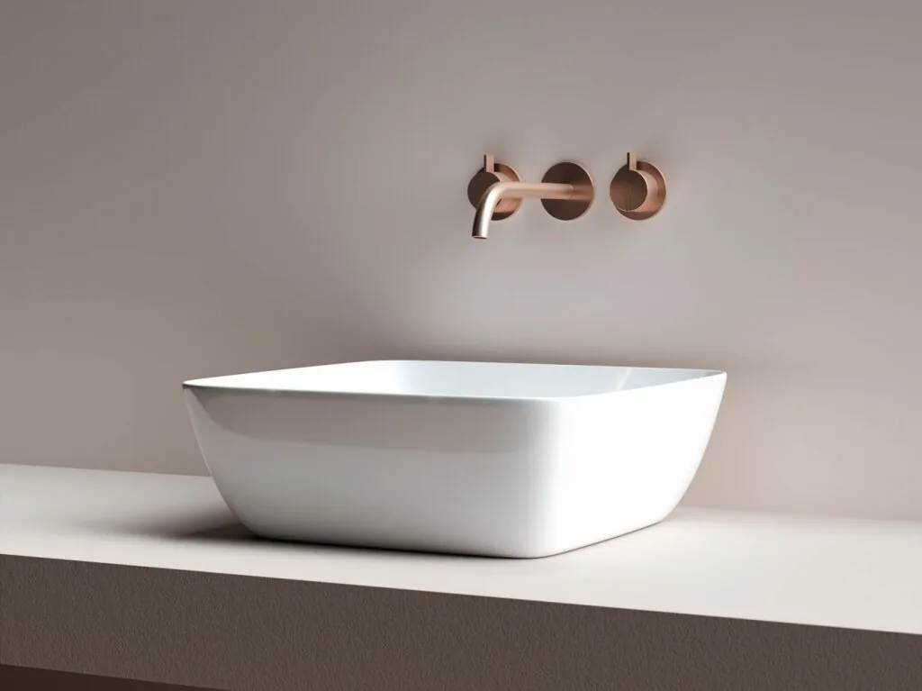картинка Накладная раковина Ceramicanova Form CN2002 цвет белый 42х42 см 