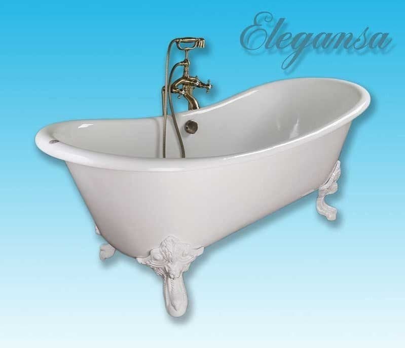 картинка Чугунная ванна Elegansa Nadia IRON FEET White 