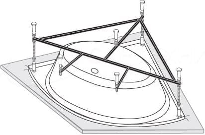 картинка Каркас для ванны Vagnerplast 150x150