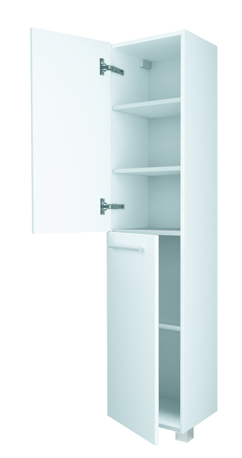 фото Пенал 1Marka Соната 35Н 2д, белый глянец L 