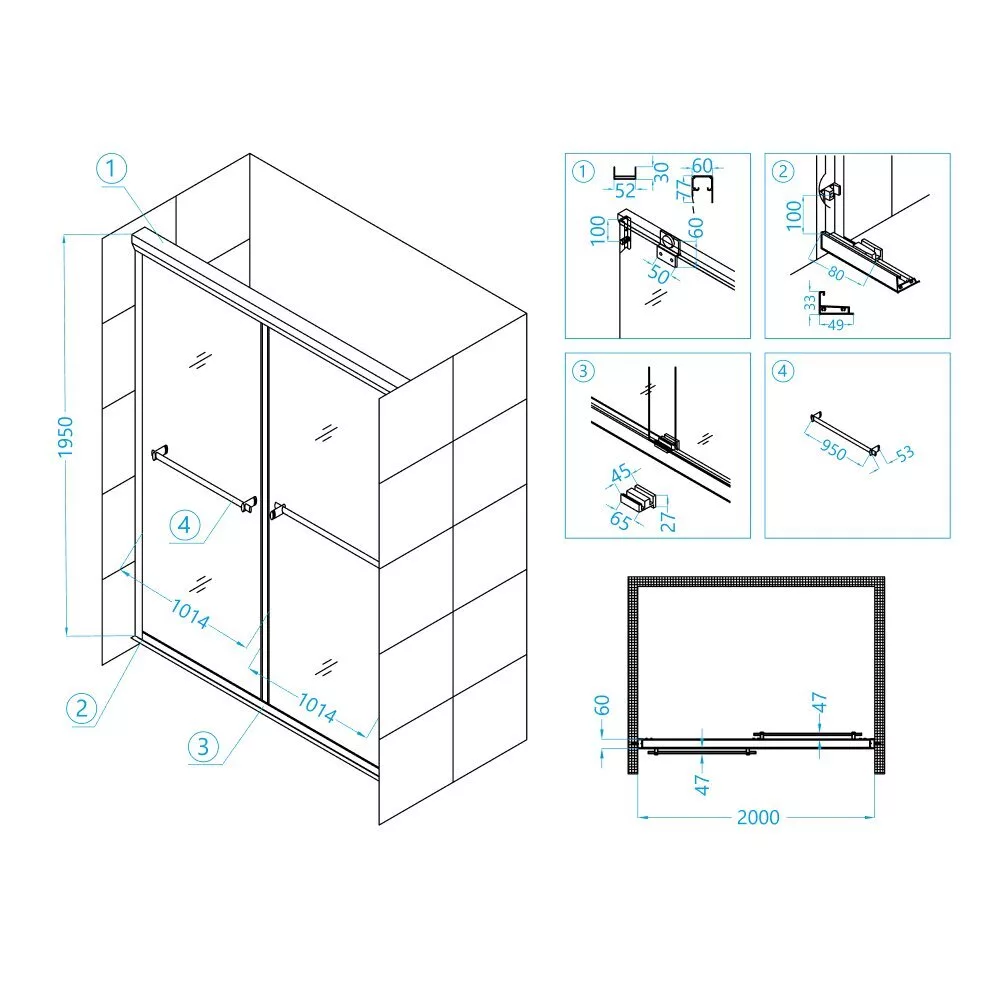 картинка Душевая дверь RGW TO-10 01071020-11 