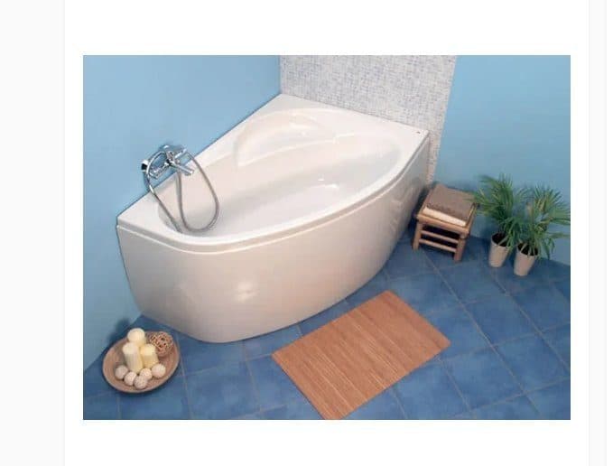 картинка Акриловая ванна Vagnerplast Flora 150x100 R ультра-белая с каркасом VPK150100 