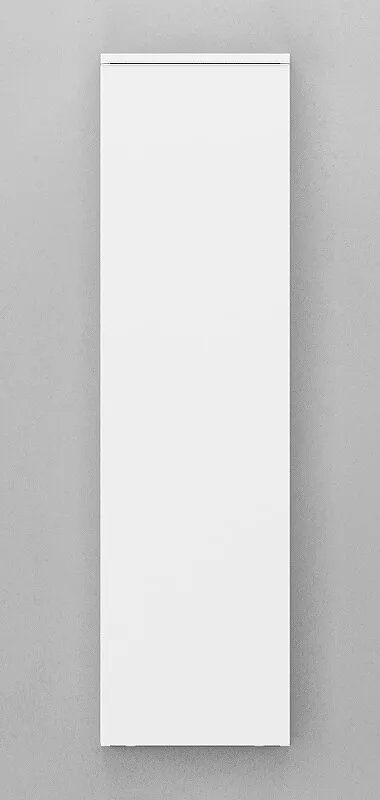 фото Шкаф-пенал подвесной Velvex Unit 120, зеркало внутр., белый лед 