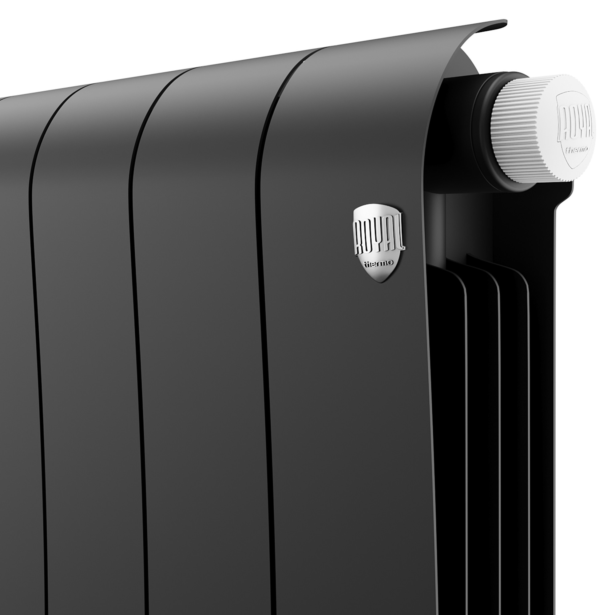 картинка Радиатор биметаллический Royal Thermo Infinity 300 Noir Sable VR80 14 секции 