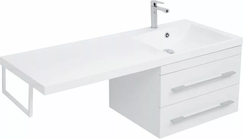 фото Тумба с раковиной Aquanet Нота 120 R белый арт. 00240161 