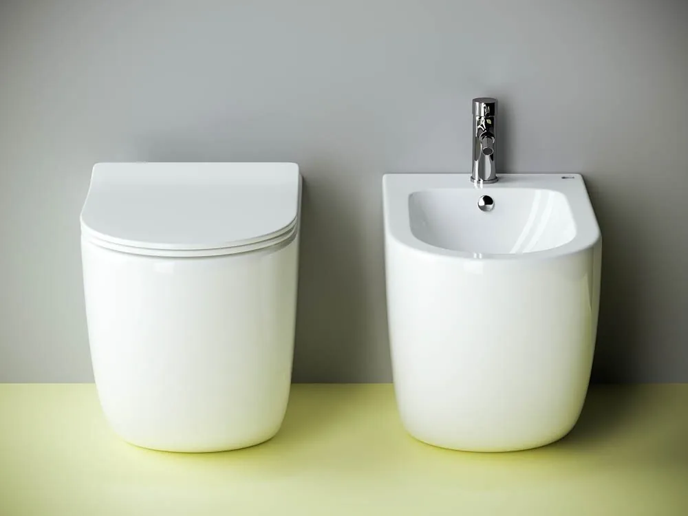 картинка Напольный приставной унитаз Ceramicanova Metropol Rimless CN4004 