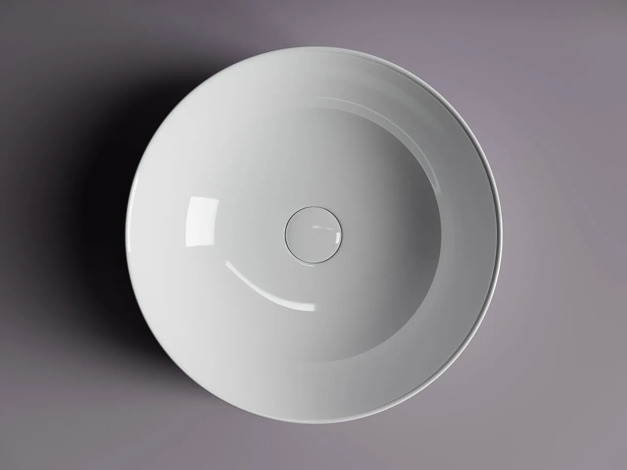 картинка Накладная раковина Ceramicanova Element CN5024 цвет белый 42х42 см 