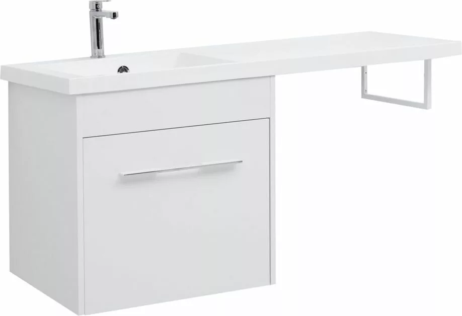 фото Тумба с раковиной Aquanet Августа 120 L белый арт. 00239781 