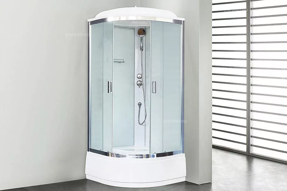 картинка Душевая кабина Royal Bath RB90CK5-WC-CH 90х90 см 