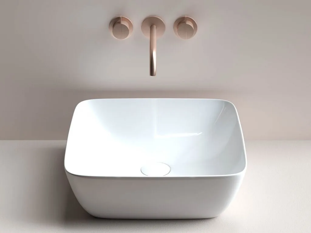 картинка Накладная раковина Ceramicanova Form CN2002 цвет белый 42х42 см 