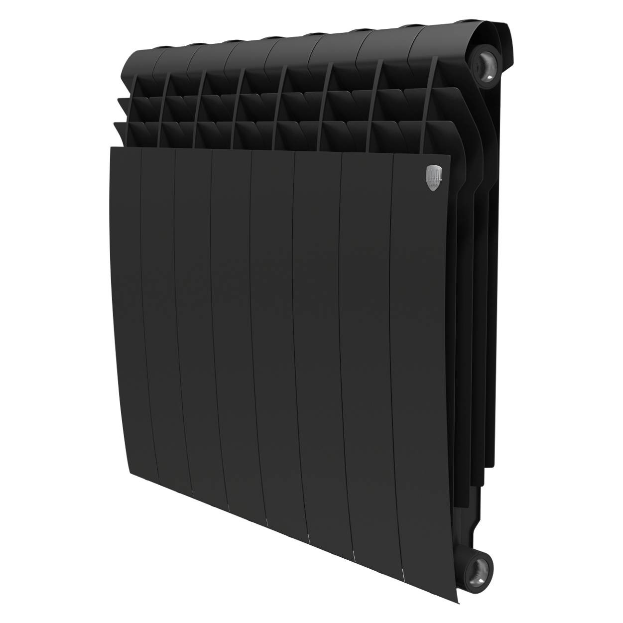 картинка Радиатор биметаллический Royal Thermo BiLiner 500 Noir Sable 8 секций 
