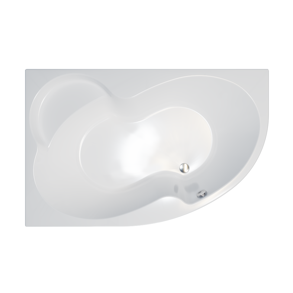 картинка Акриловая ванна Triton Мари 170х110 правая с каркасом и слив-переливом 