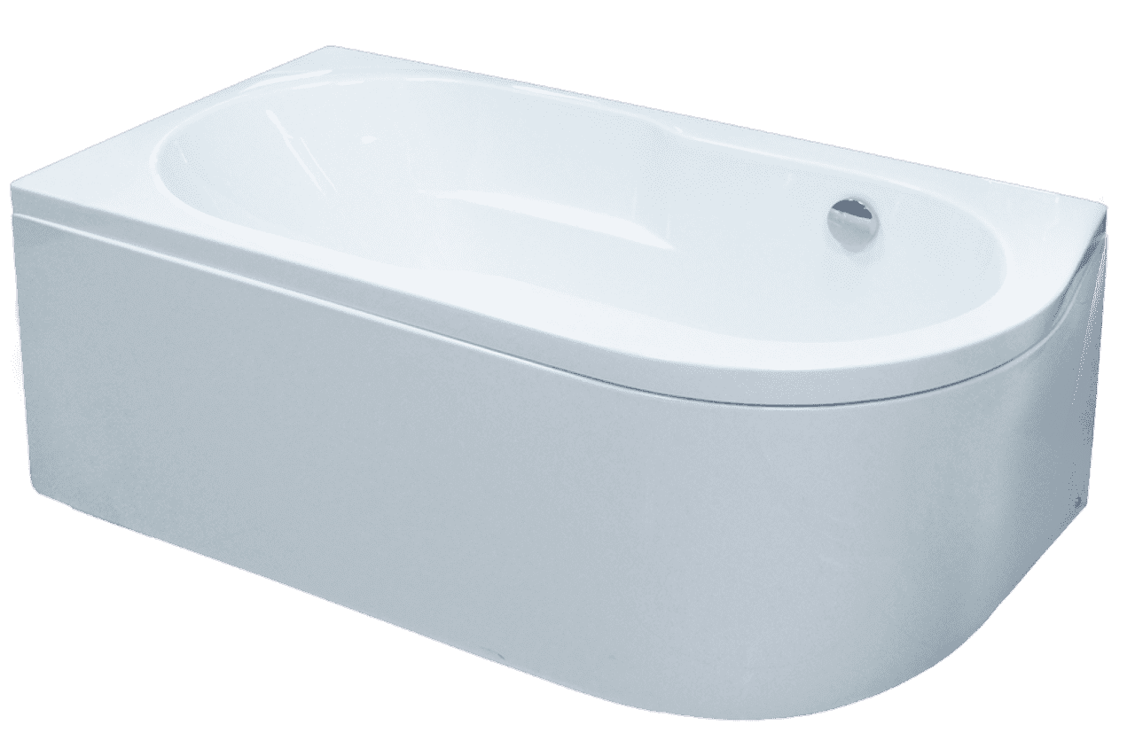 картинка Акриловая ванна Royal Bath Azur 160x80 L с каркасом RB614202K 