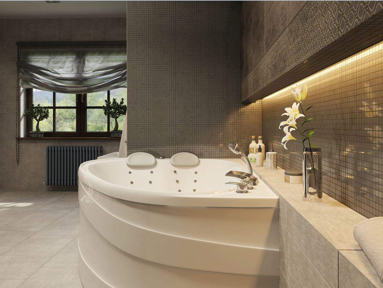 картинка Ванна Marka One LOVE 185х135 L с каркасом и слив-переливом 