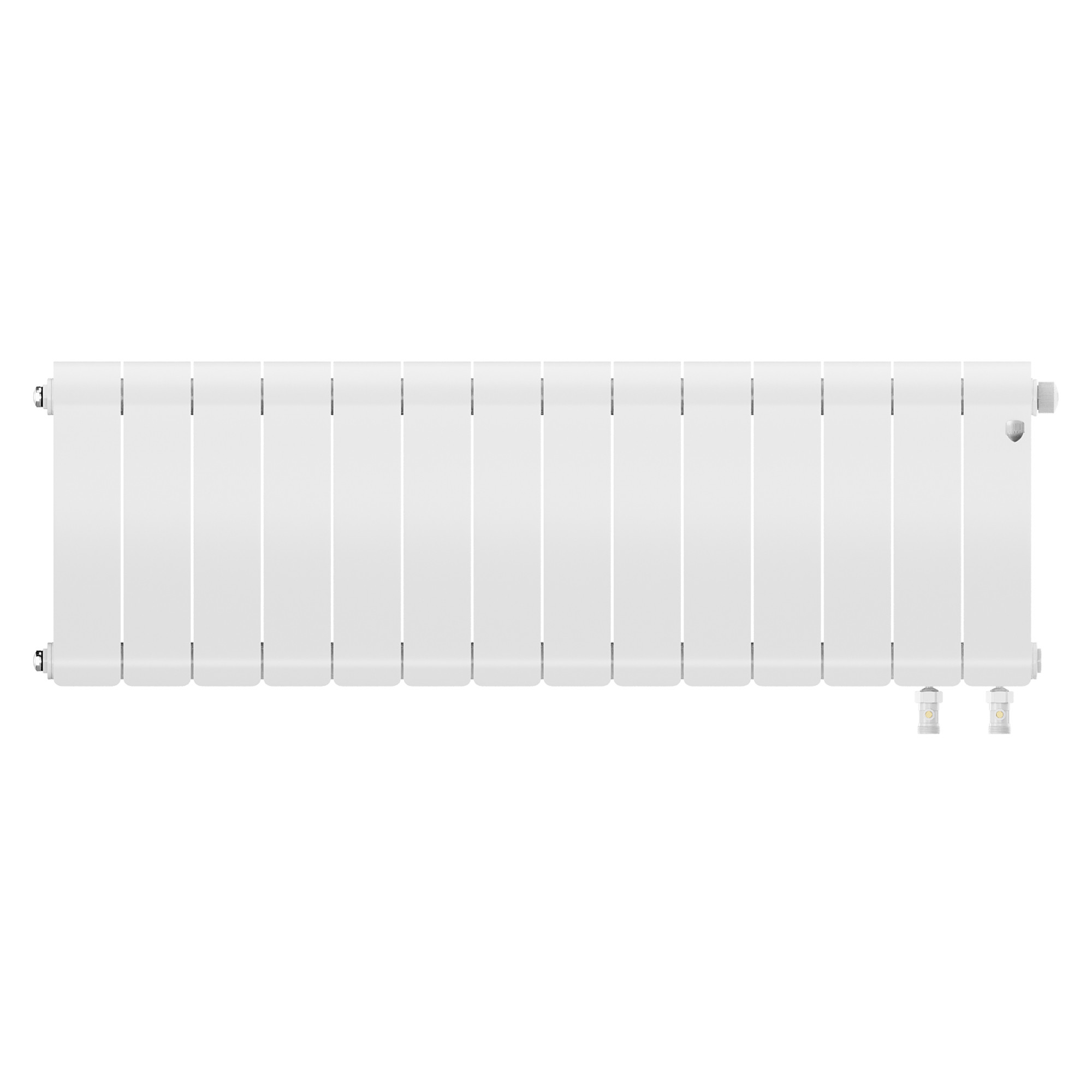 картинка Радиатор биметаллический Royal Thermo Infinity 300 Bianco Traffico VR80 14 секции 