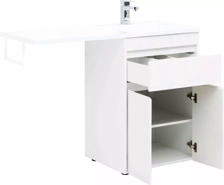 фото Тумба с раковиной Aquanet Токио 120 R белый (напольная, 1 ящик, 2 дверцы) арт. 00239210 
