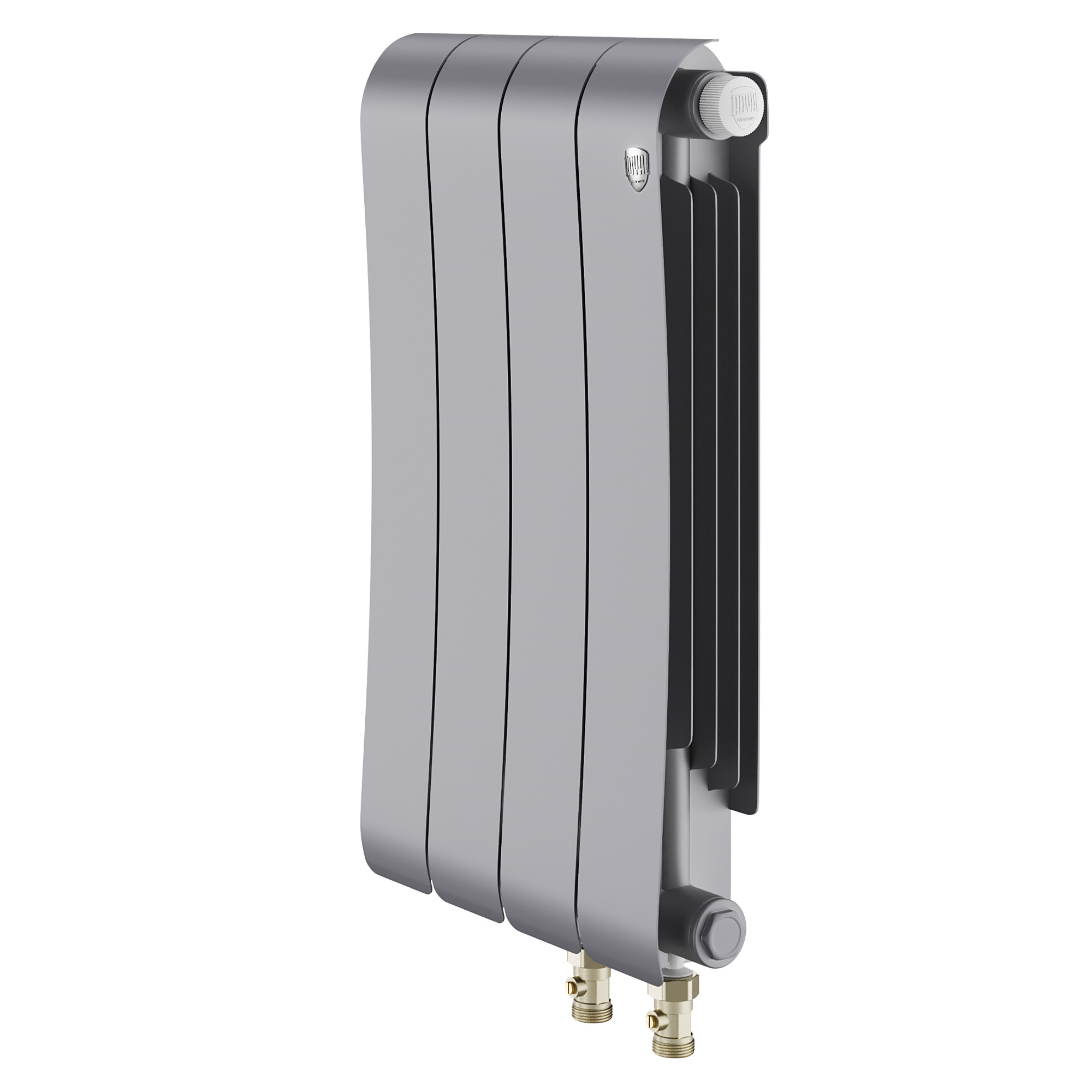 картинка Радиатор биметаллический Royal Thermo Infinity 500 Silver Satin VR80 4 секции 