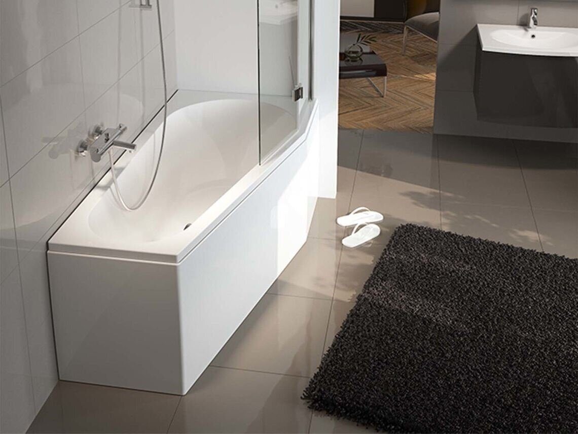 картинка Ванна RIHO DELTA 160 L B069001005 160x80 с панелью и ножками 