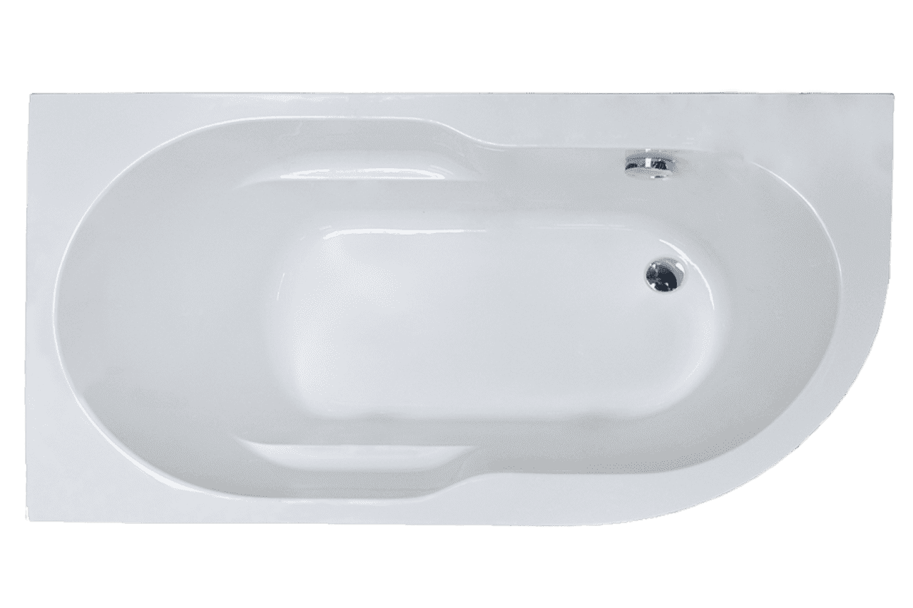 картинка Акриловая ванна Royal Bath Azur 160x80 L с каркасом RB614202K 