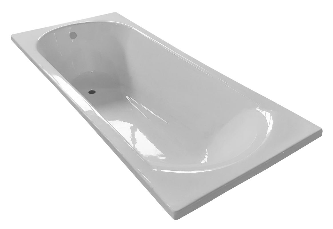 картинка Акриловая ванна Eurolux MIAMIKA 180x70 с каркасом, экраном и слив-переливом 