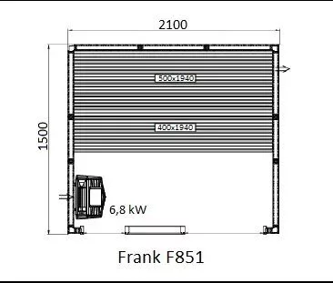 картинка Финская сауна Frank F851 