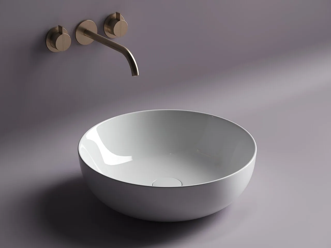 картинка Накладная раковина Ceramicanova Element CN5024 цвет белый 42х42 см 