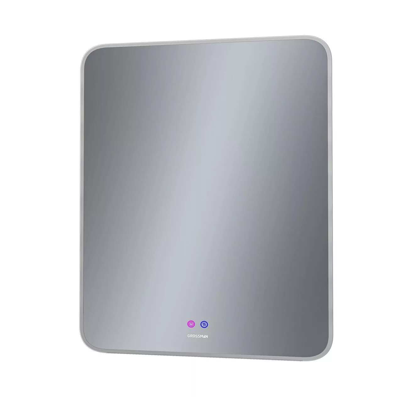 фото Зеркало Grossman ELEGANS-норма 700х800х45 LED с сенсорным выключателем и подогревом 