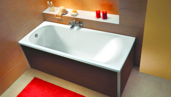 картинка Акриловая ванна Eurolux MIAMIKA 170x70 с каркасом, экраном и слив-переливом 