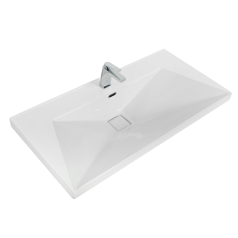 картинка Раковина керамическая Cezares CRYSTAL CZR-1188-900/500  в ванную комнату