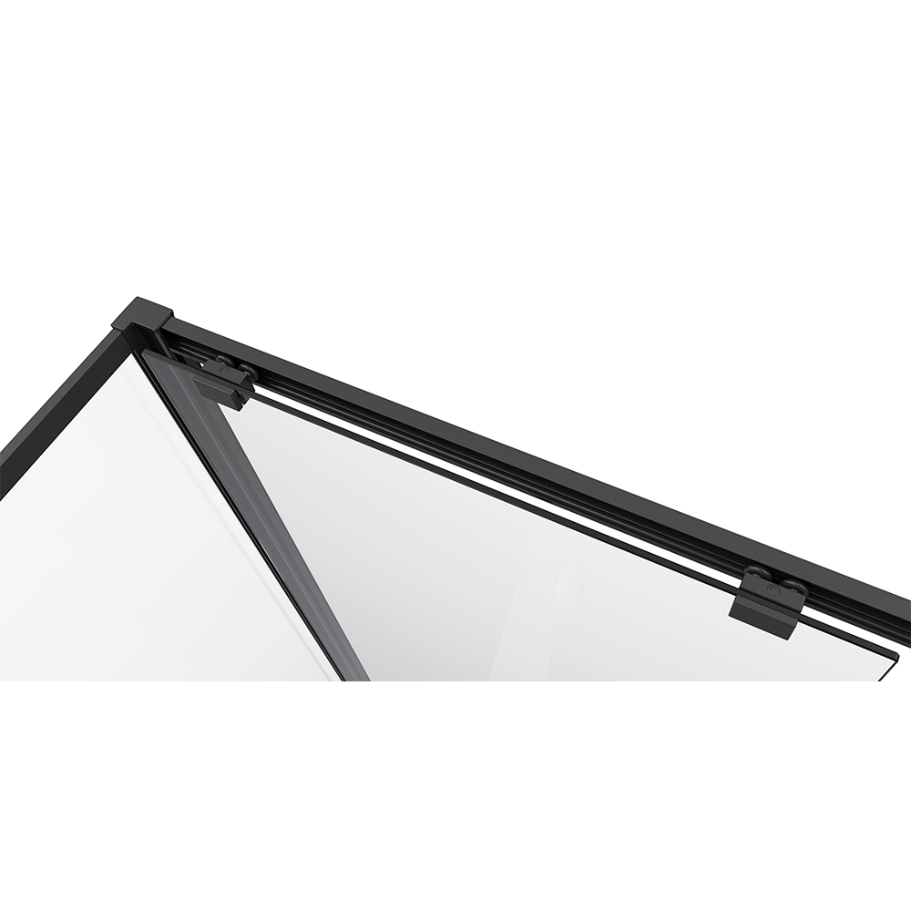 фото Душевой уголок Black&White S872 Black 100х100х195 