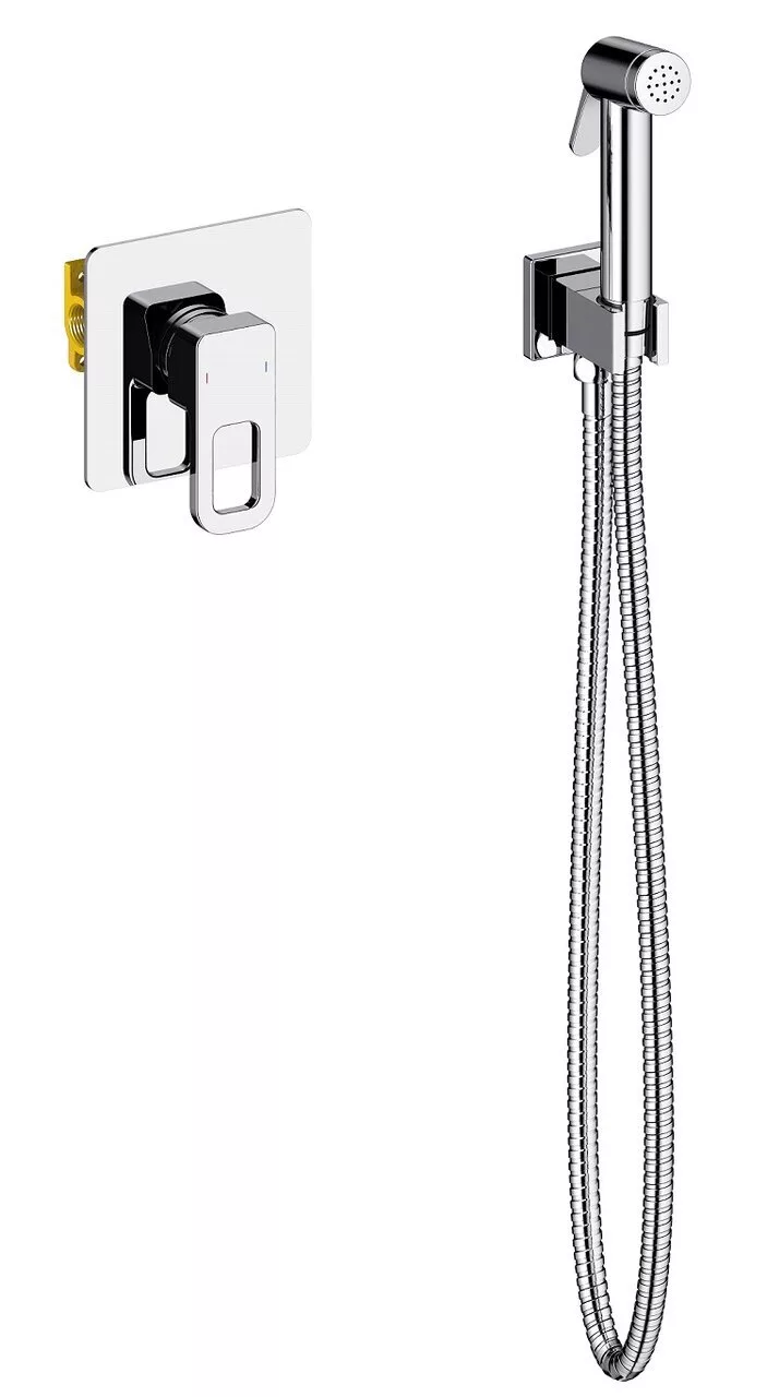 картинка Смеситель встроенный с гигиеническим душем Timo Sahara 2080/00SM хром 