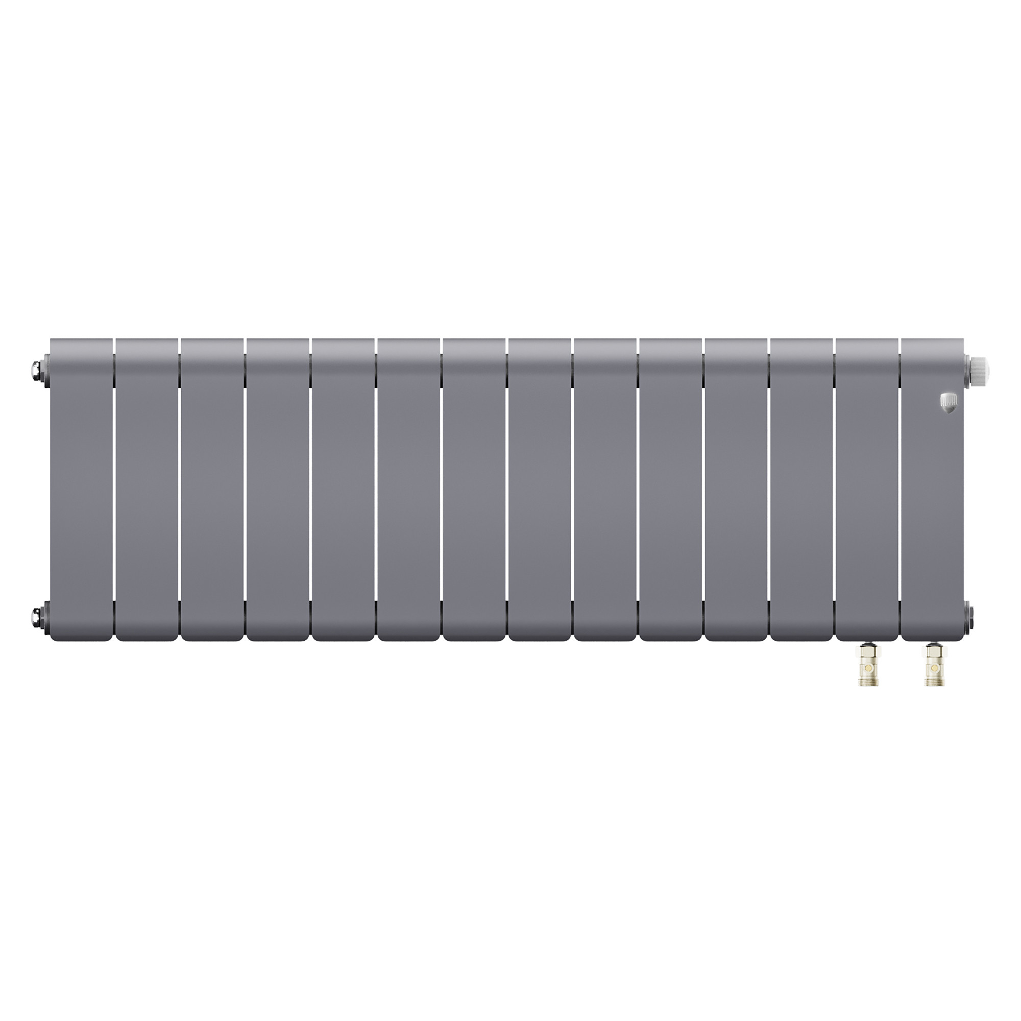 картинка Радиатор биметаллический Royal Thermo Infinity 300 Silver Satin VR80 14 секции 