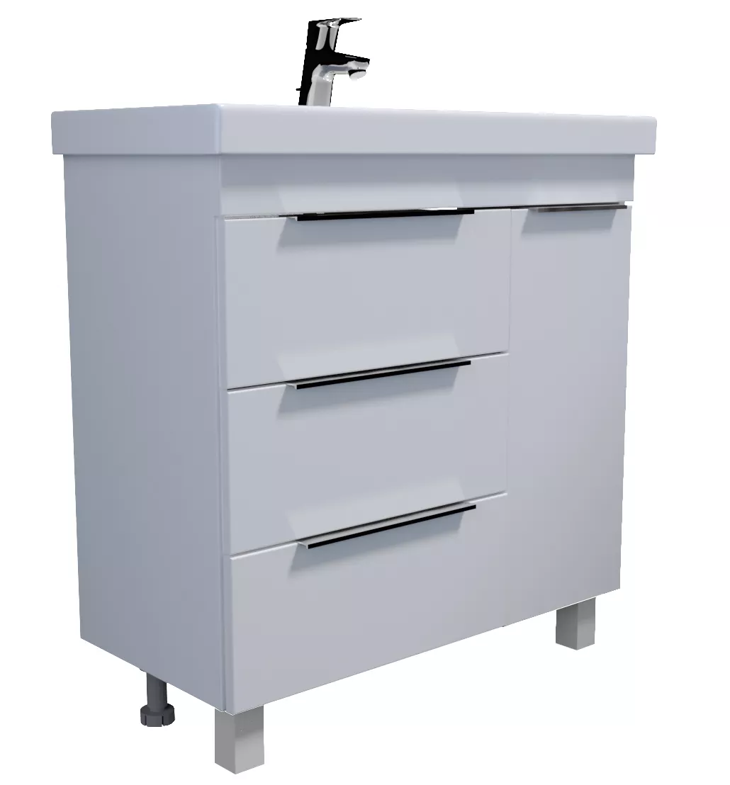 картинка Тумба 1Marka Gaula 80Н У92516 White  в ванную комнату