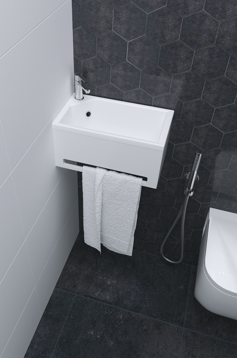 фото Панель с раковиной 1Marka Tiny XS MINI L 