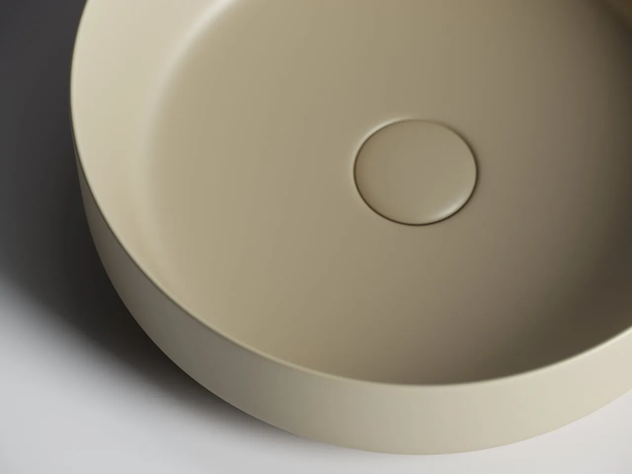 картинка Накладная раковина Ceramicanova Element CN6022MC цвет капучино матовый 39х39 см 