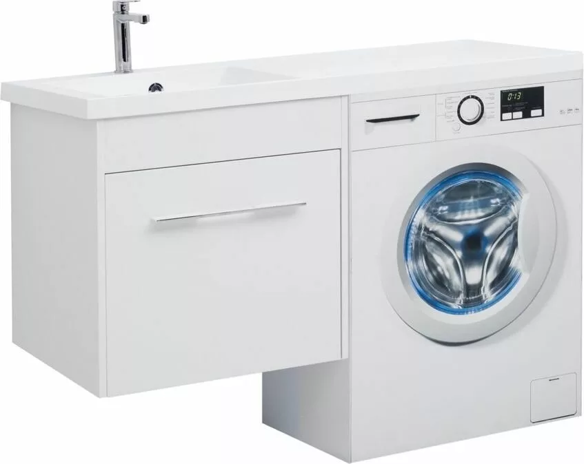 фото Тумба с раковиной Aquanet Августа 120 L белый арт. 00239781 