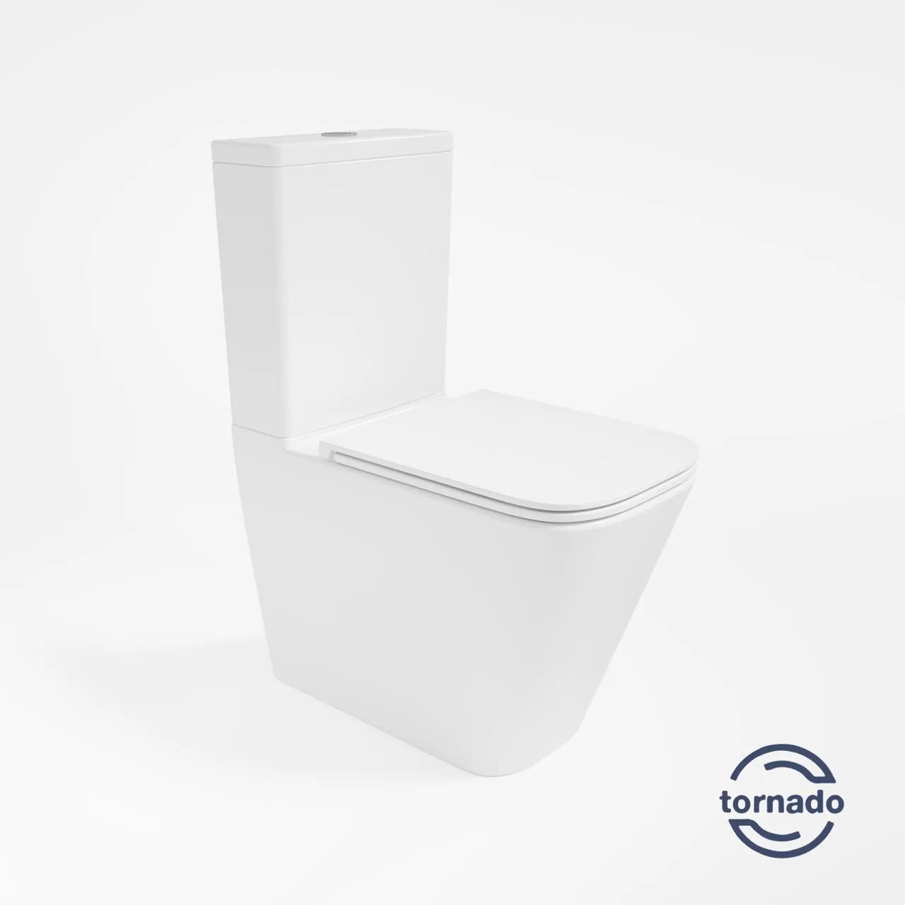 картинка Унитаз-компакт Vincea Tornado Q-Line VT2-12T белый ультратонкое сиденье soft-close P-trap 