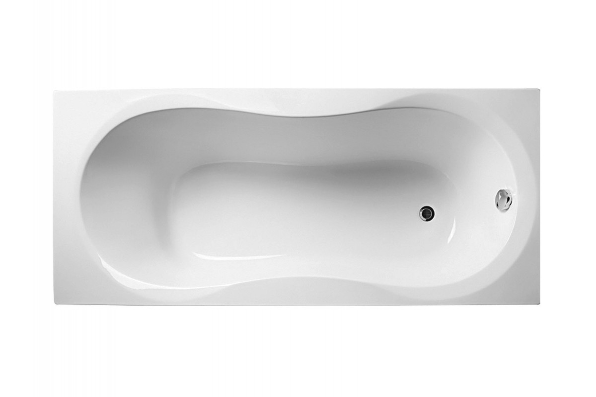 картинка Акриловая ванна Relisan Lada 120x70 с каркасом и слив-переливом 