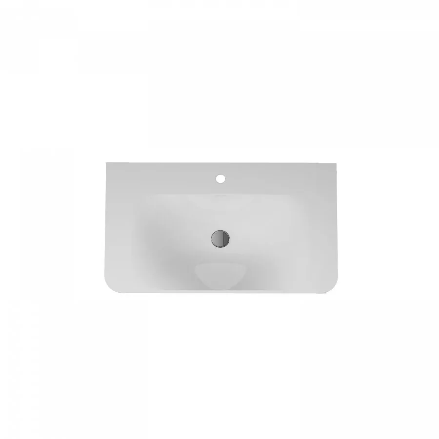 картинка Раковина мебельная AM.PM Sensation M30WPC0801WG 80 см встроенная 