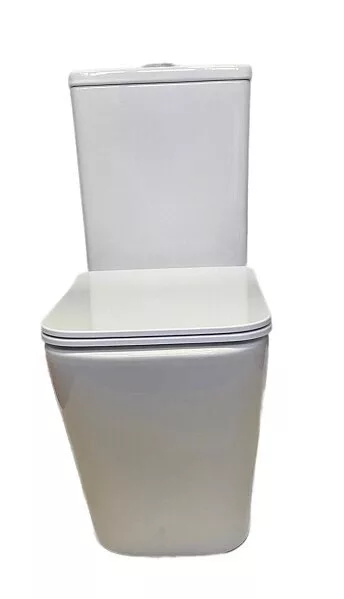 картинка Унитаз-компакт Bolu T-2021 безободковый с сиденьем с микролифтом 