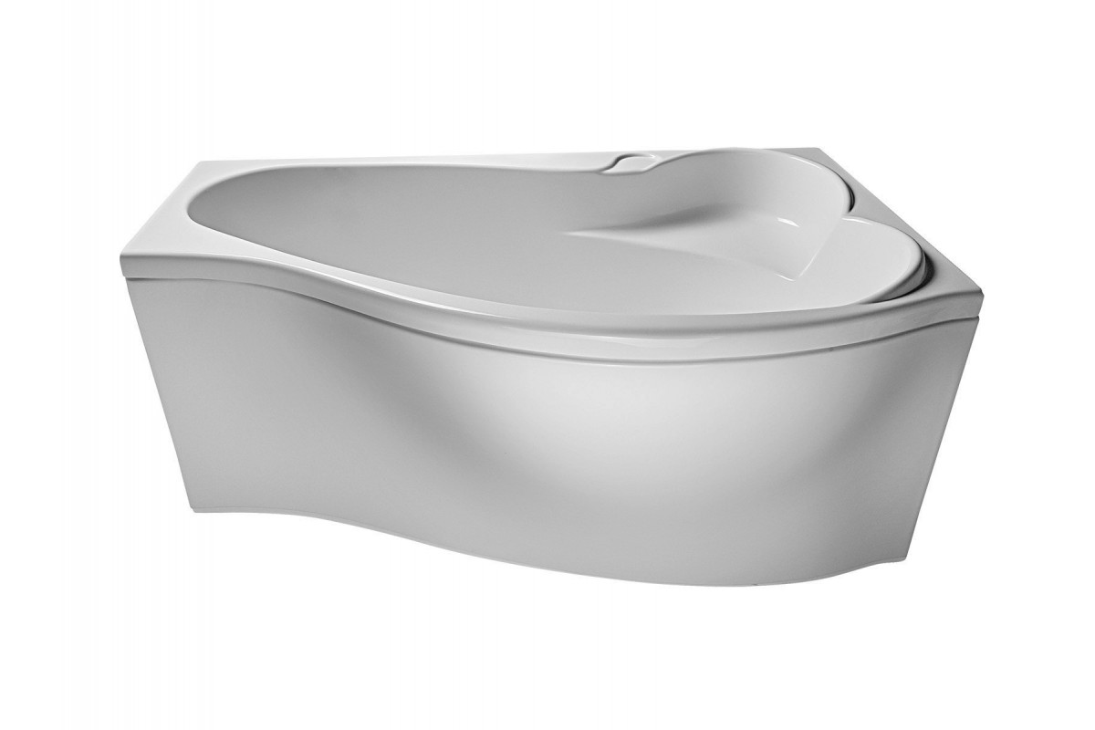картинка Акриловая ванна Relisan Isabella R 170x90 с каркасом и слив-переливом 