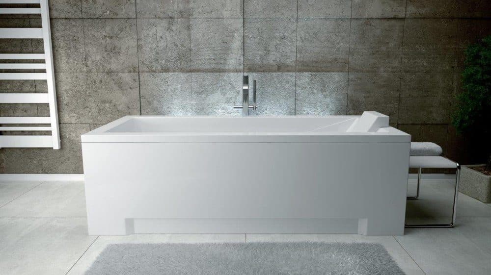 картинка Акриловая ванна Besco Modern 130x70 с каркасом KMP13070 