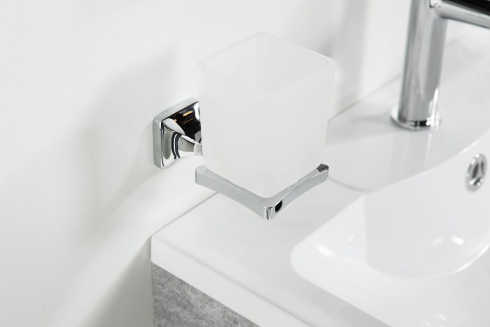 фото Тумба с раковиной подвесная BelBagno ALBANO 60 Cemento Verona Grigio, раковина белая 