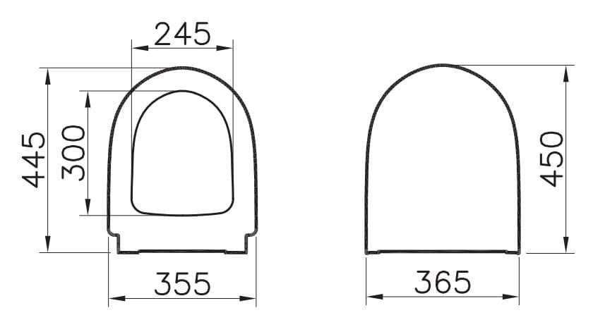 картинка Крышка-сиденье VitrA Sento 86-003-009