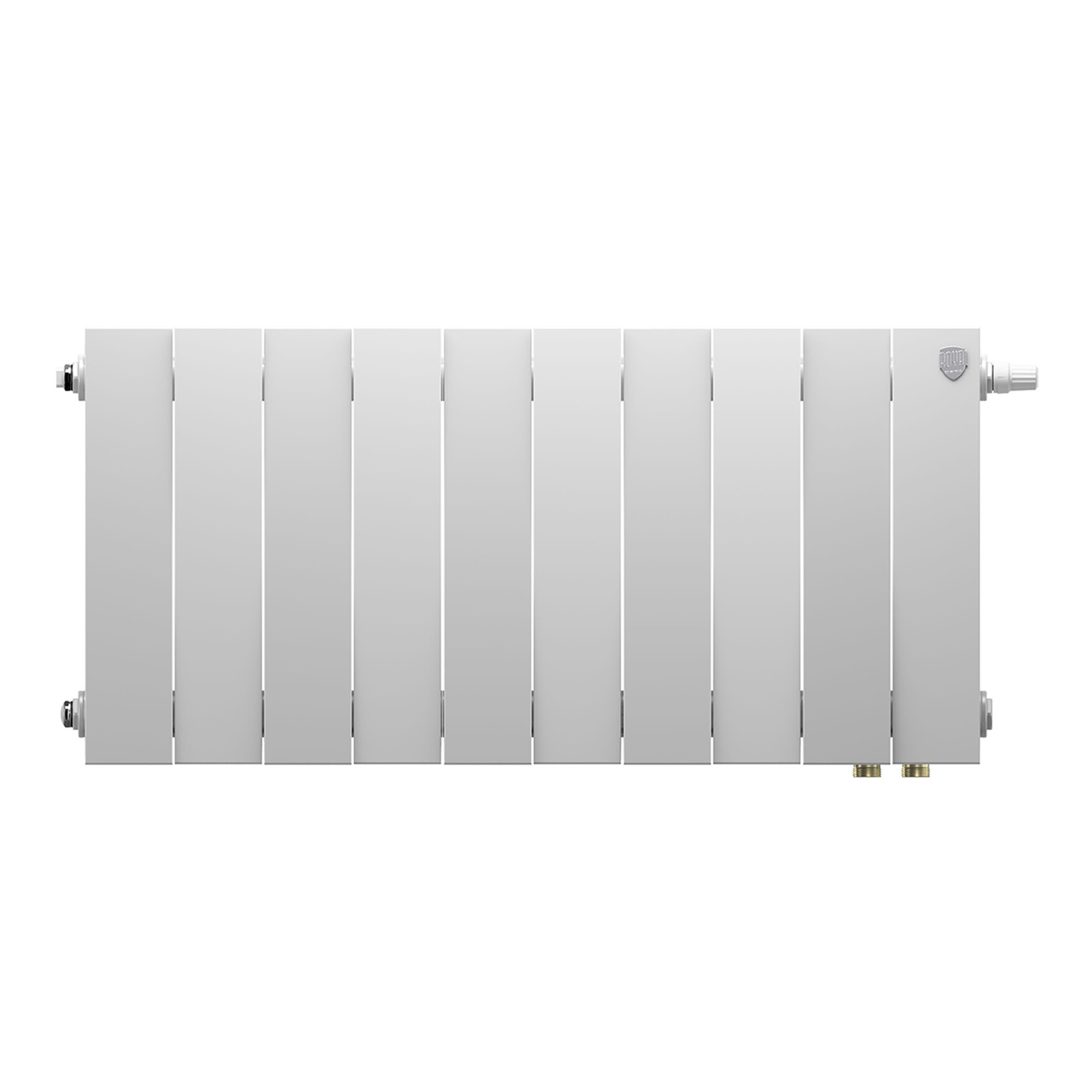 картинка Радиатор биметаллический Royal Thermo PianoForte 300 Белый VR80 10 секций 