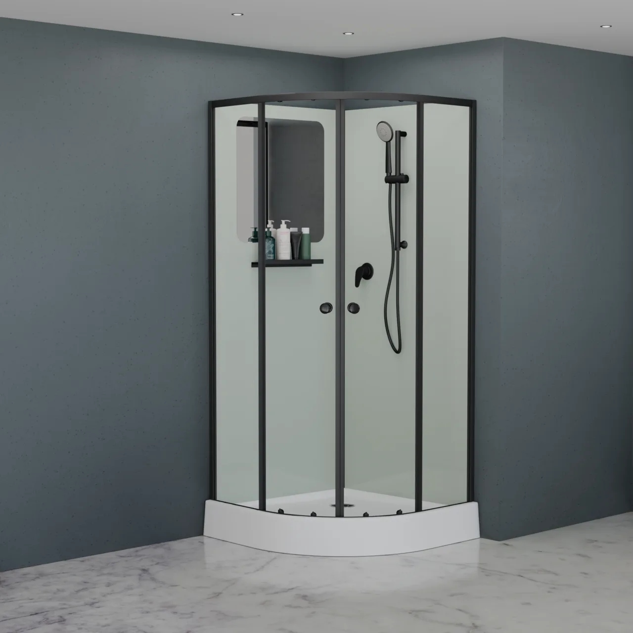 картинка Душевая кабина RGW AN-208-B 100х100х197 