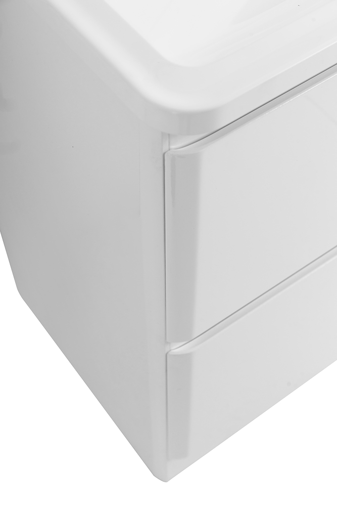 фото Тумба с раковиной напольная BelBagno ALBANO 120 Bianco Lucido, раковина белая 